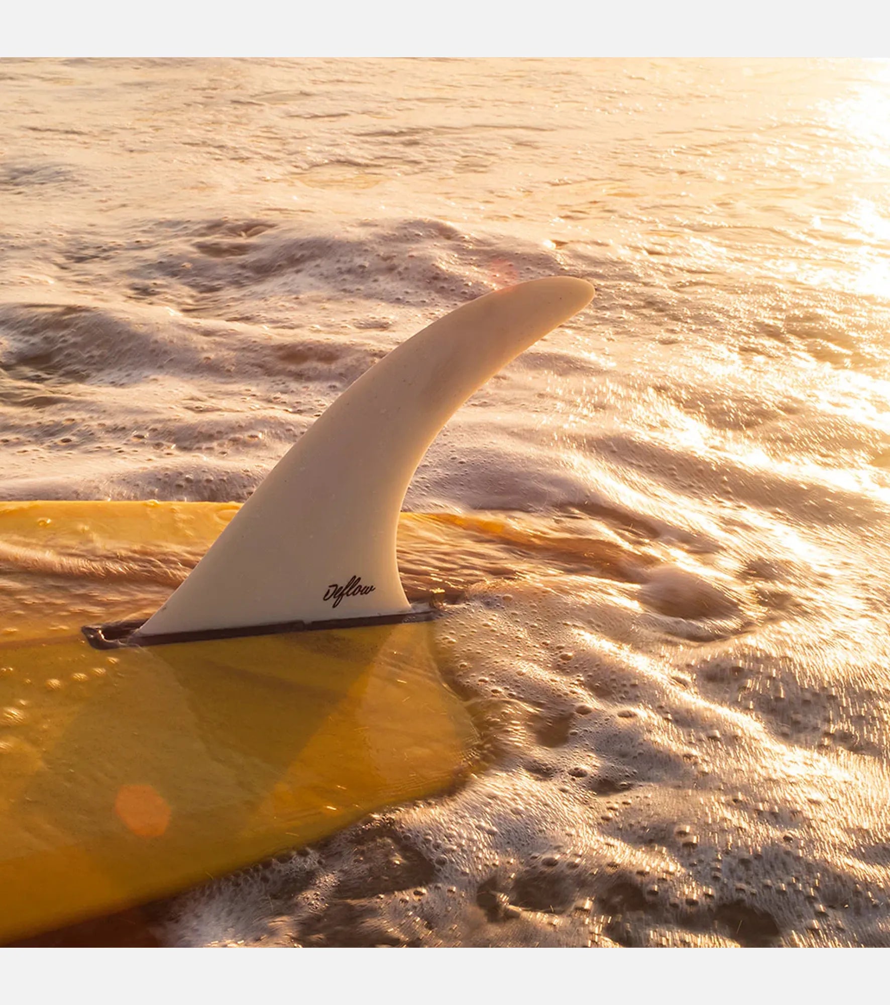 Deflow Cream Single Fin