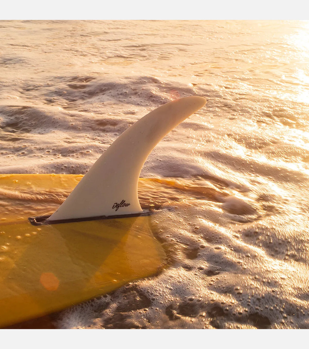 Deflow Cream Single Fin - Pink