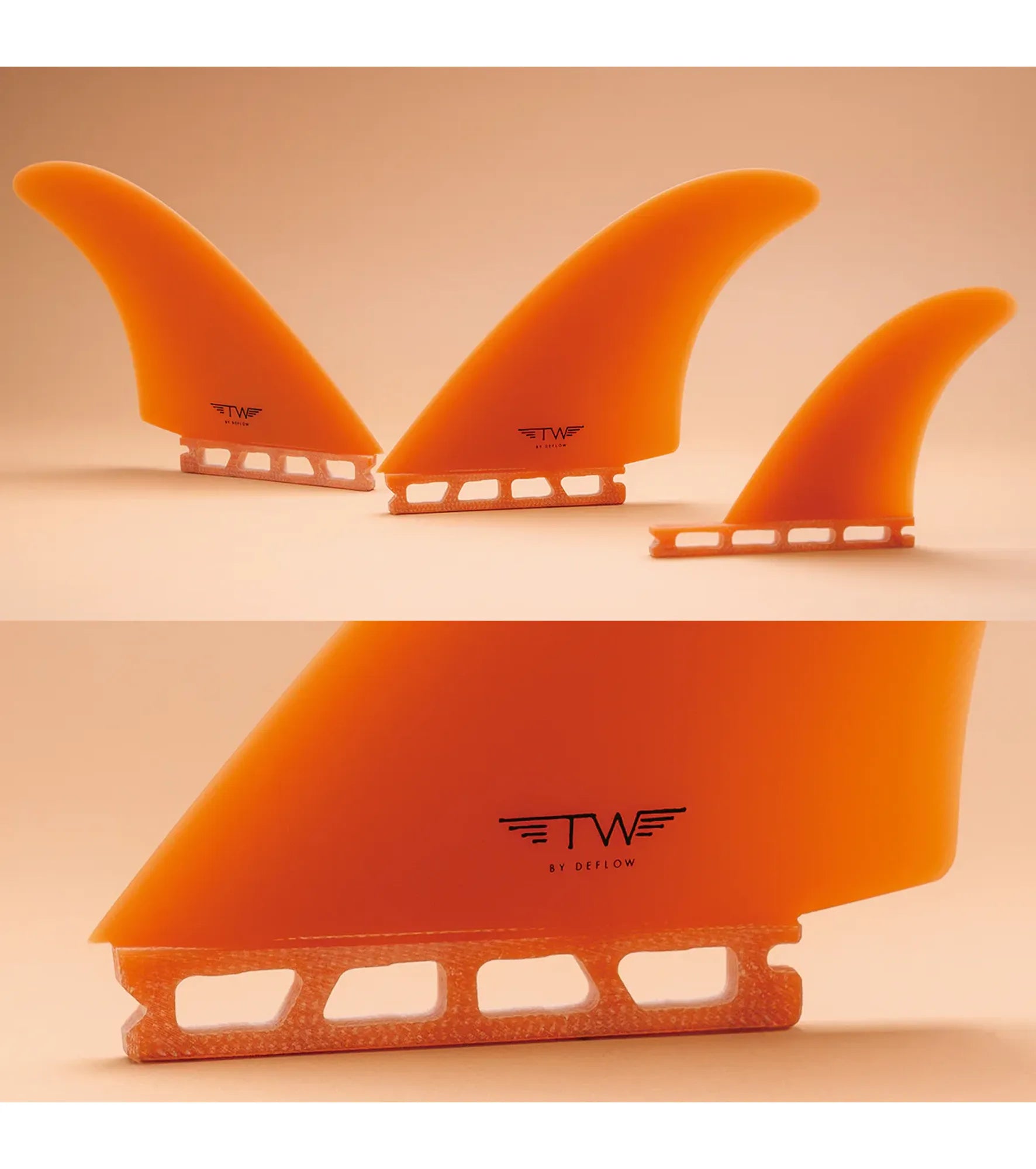 Deflow Tyler Warren TW Twin + 1 Fins Single Tab