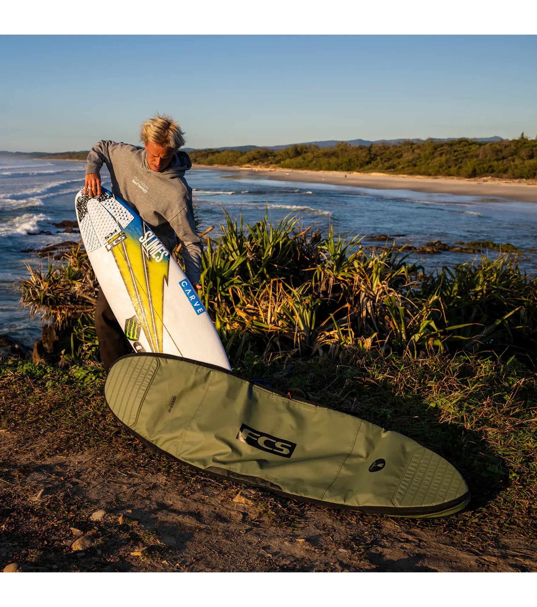 FCS Day-X Longboard Board Bag GO-Light