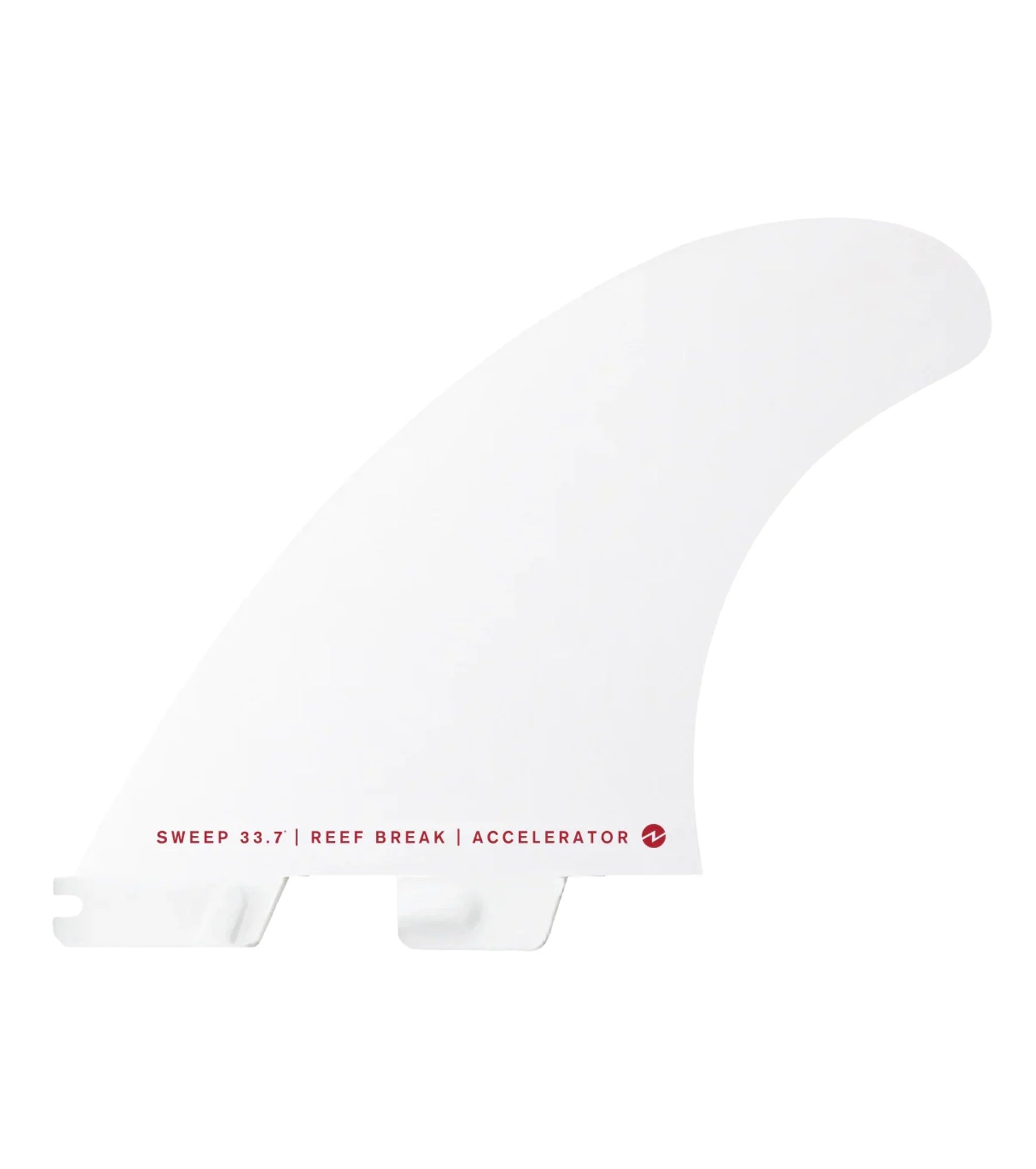 FCS II Accelerator Performance Core Thruster Fins - White Edition