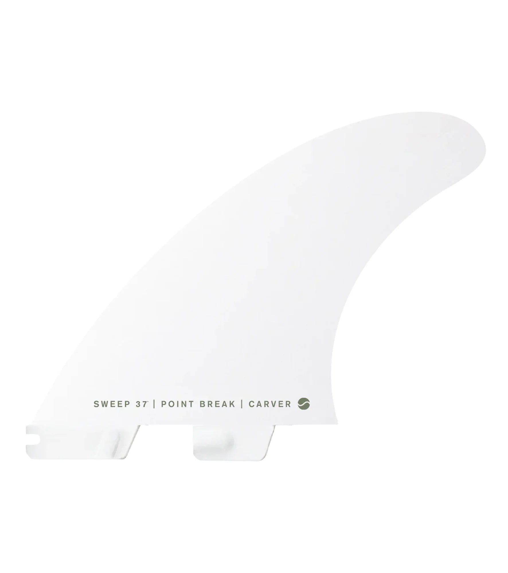 FCS II Carver Performance Core Thruster Fins - White Edition