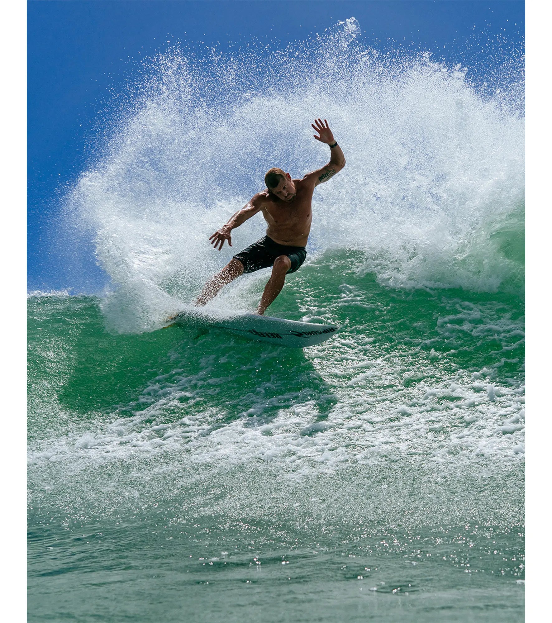 FCS II Mick Fanning Glass Fibre Fusion Thruster Fins