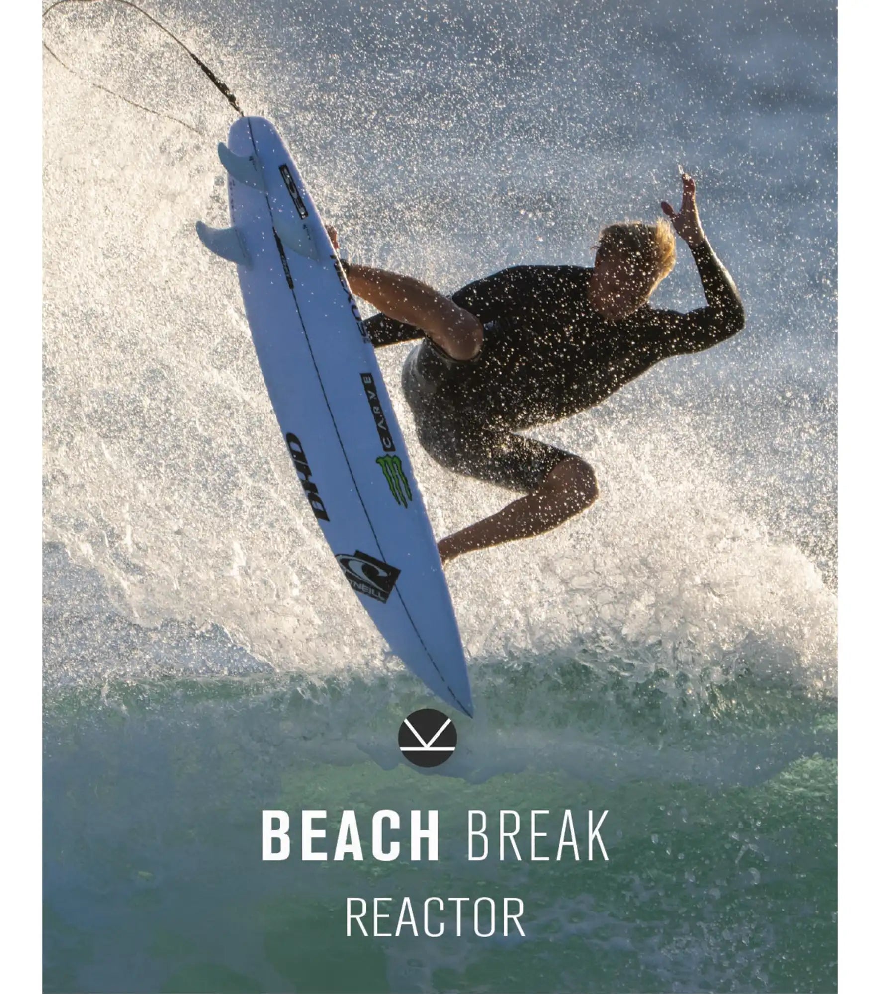 FCS II Reactor Performance Core Thruster Fins - White Edition