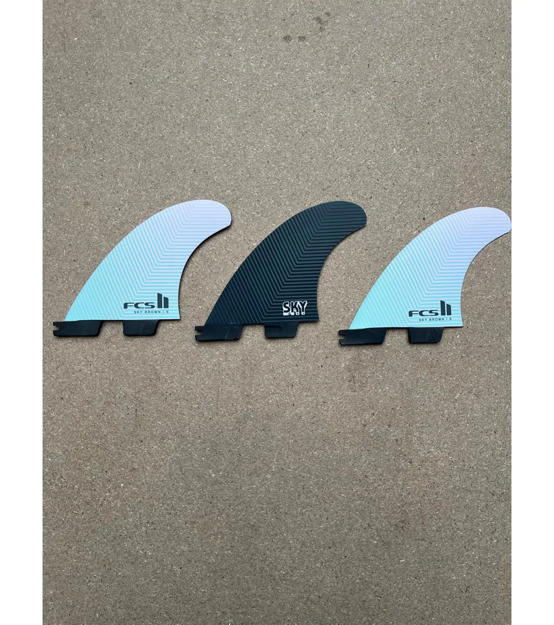 FCS II Sky Brown Performance Core Thruster Fins