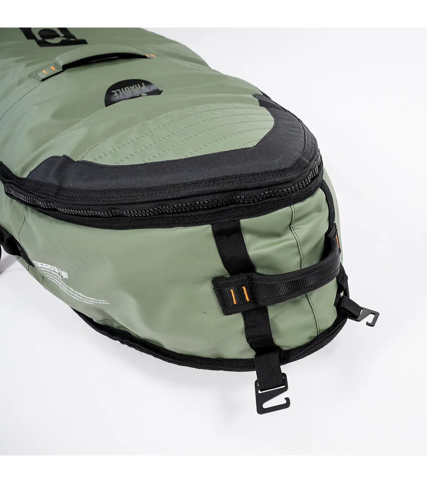 FCS Travel 3 Wheelie Shortboard / Fish Board Bag GO-Light
