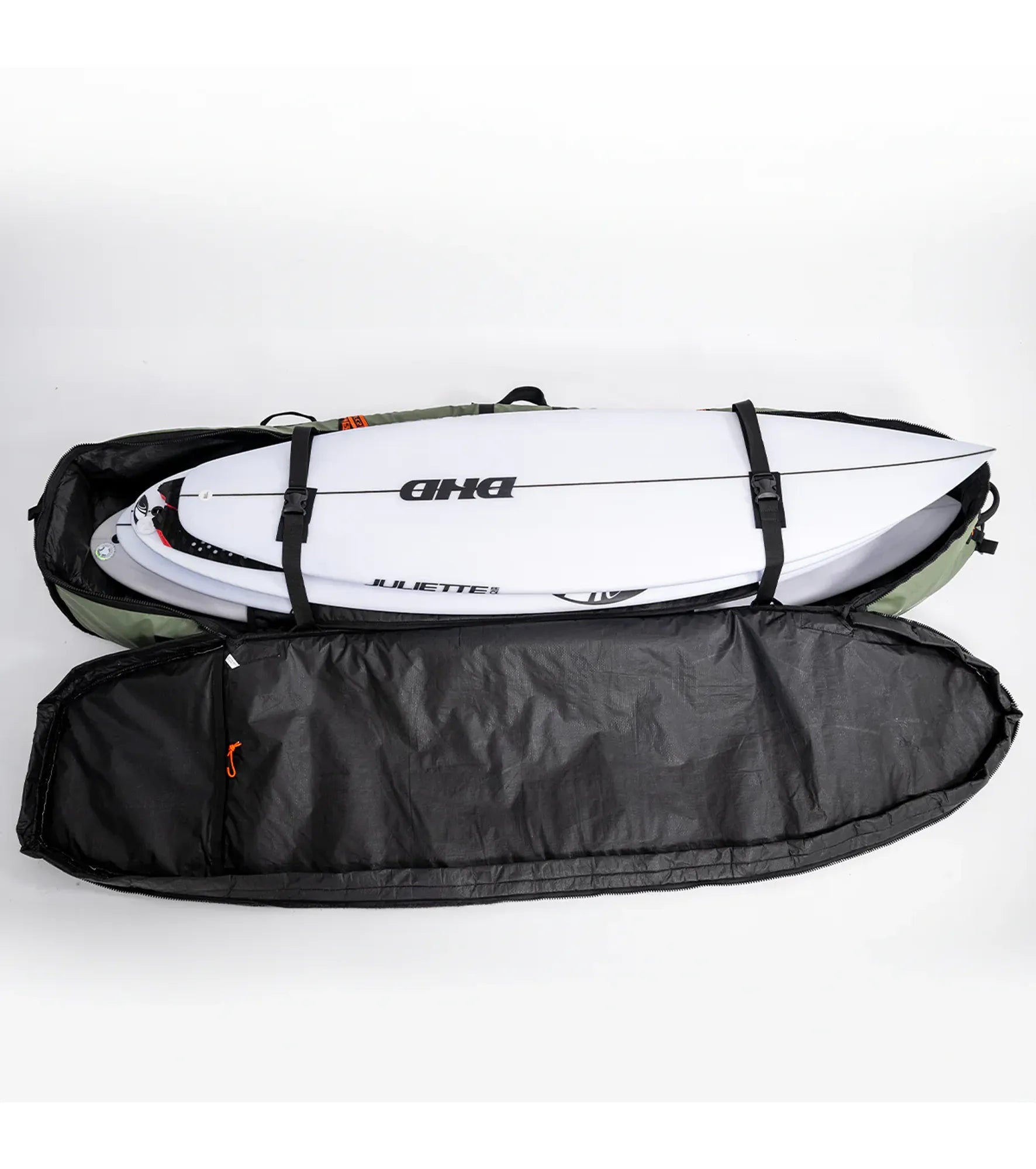 FCS Travel 3 Wheelie Shortboard / Fish Board Bag GO-Light
