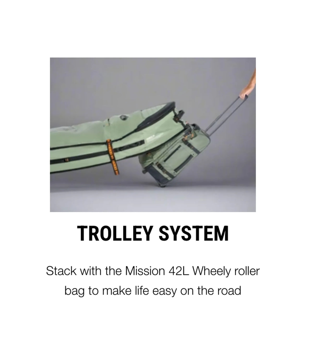 FCS Travel 2 Wheelie Longboard Board Bag GO-Light