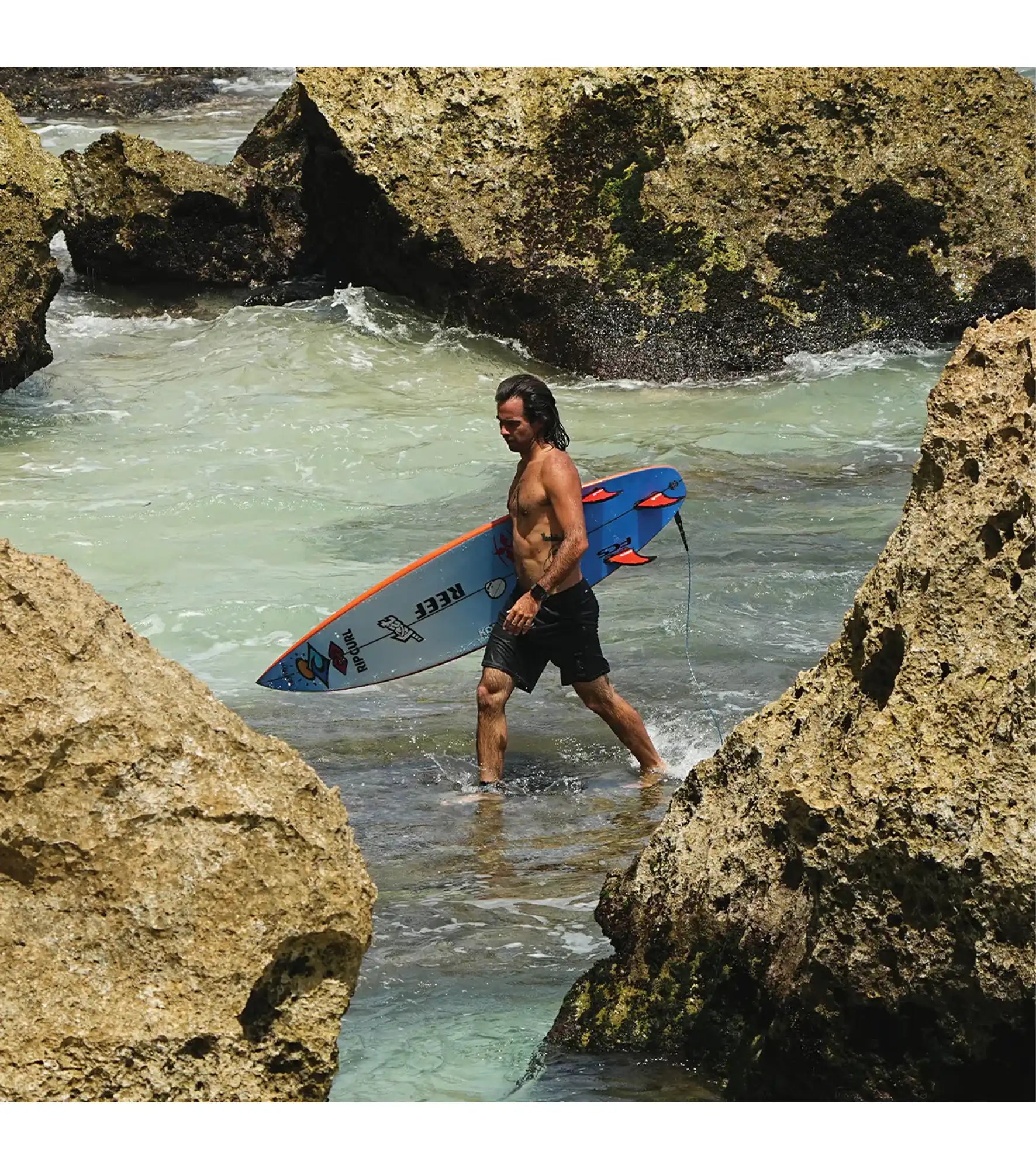 FCS Code Red Essential All Round Leash - Mason Ho