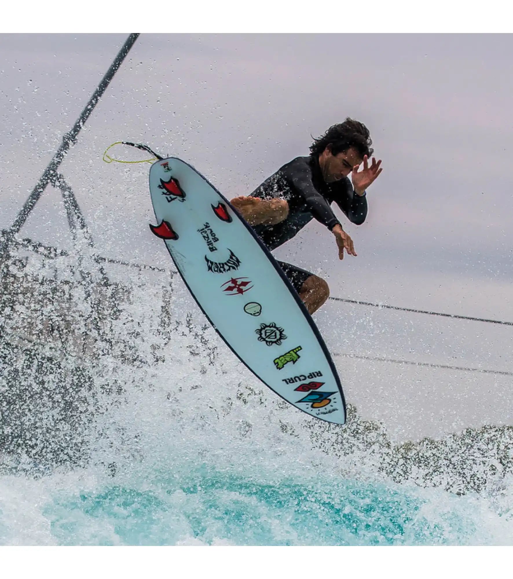 FCS Code Red Essential All Round Leash - Mason Ho