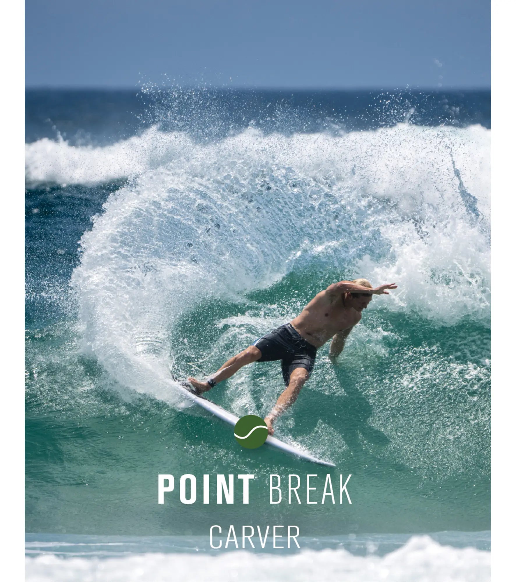 FCS II Carver Performance Core Thruster Fins - White Edition