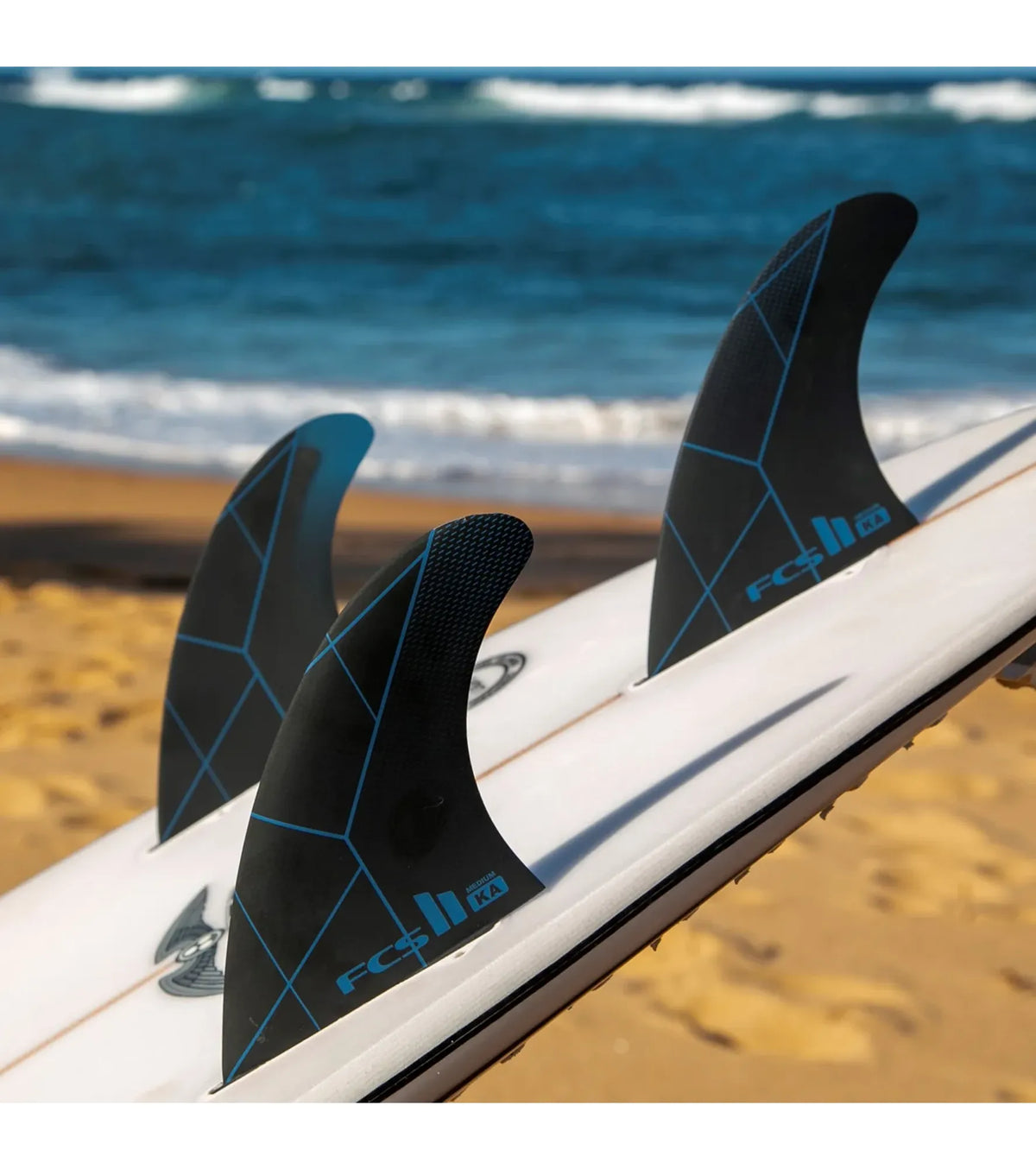 FCS II Kolohe Andino Performance Core Thruster Fins - Black / Acid