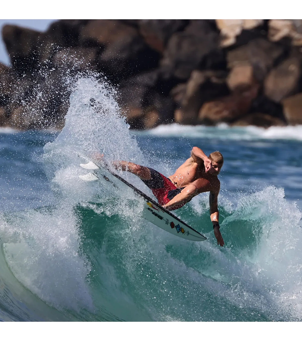 FCS II Mick Fanning Performance Core Twin + 1 Fins - White