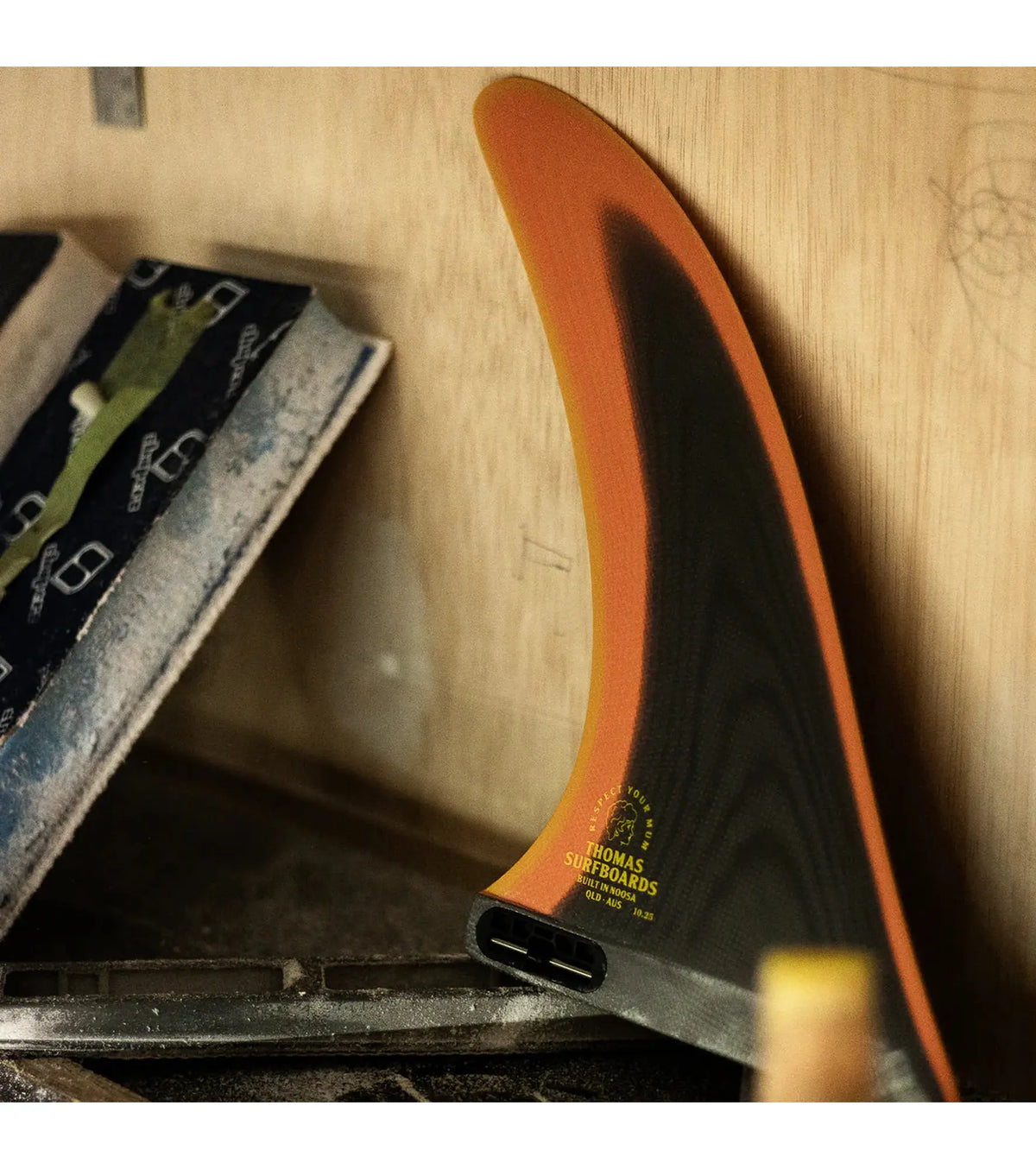 FCS II Thomas Performance Glass Single Fin - Flame