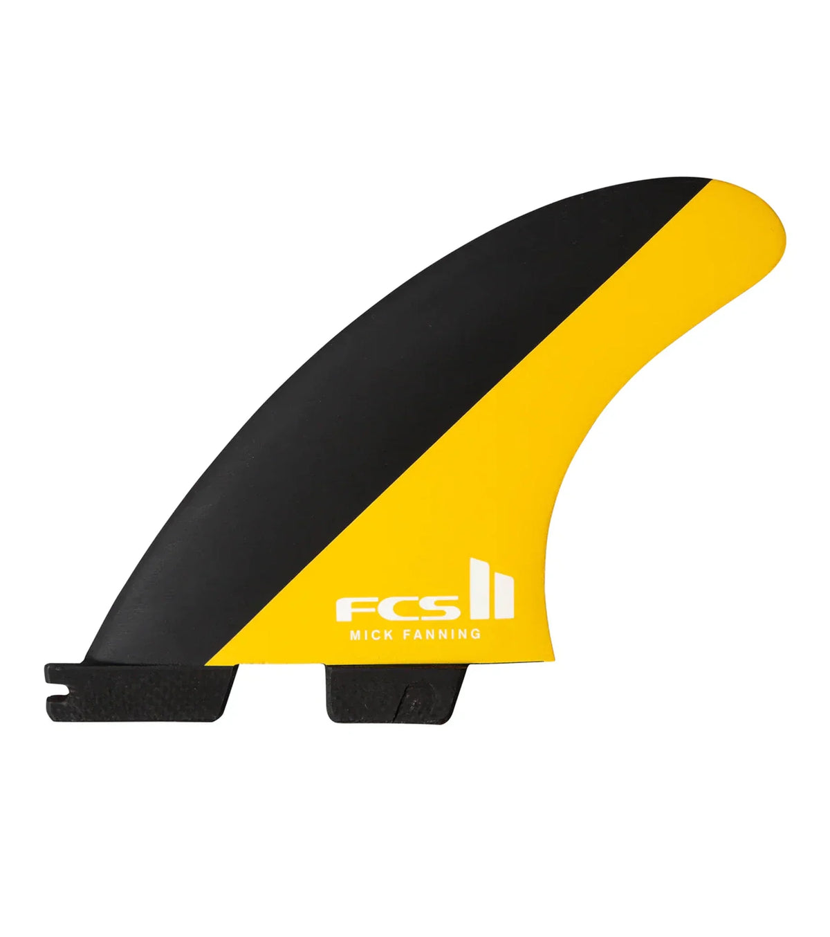 FCS II Mick Fanning Performance Core Thruster Fins - Black / Mango