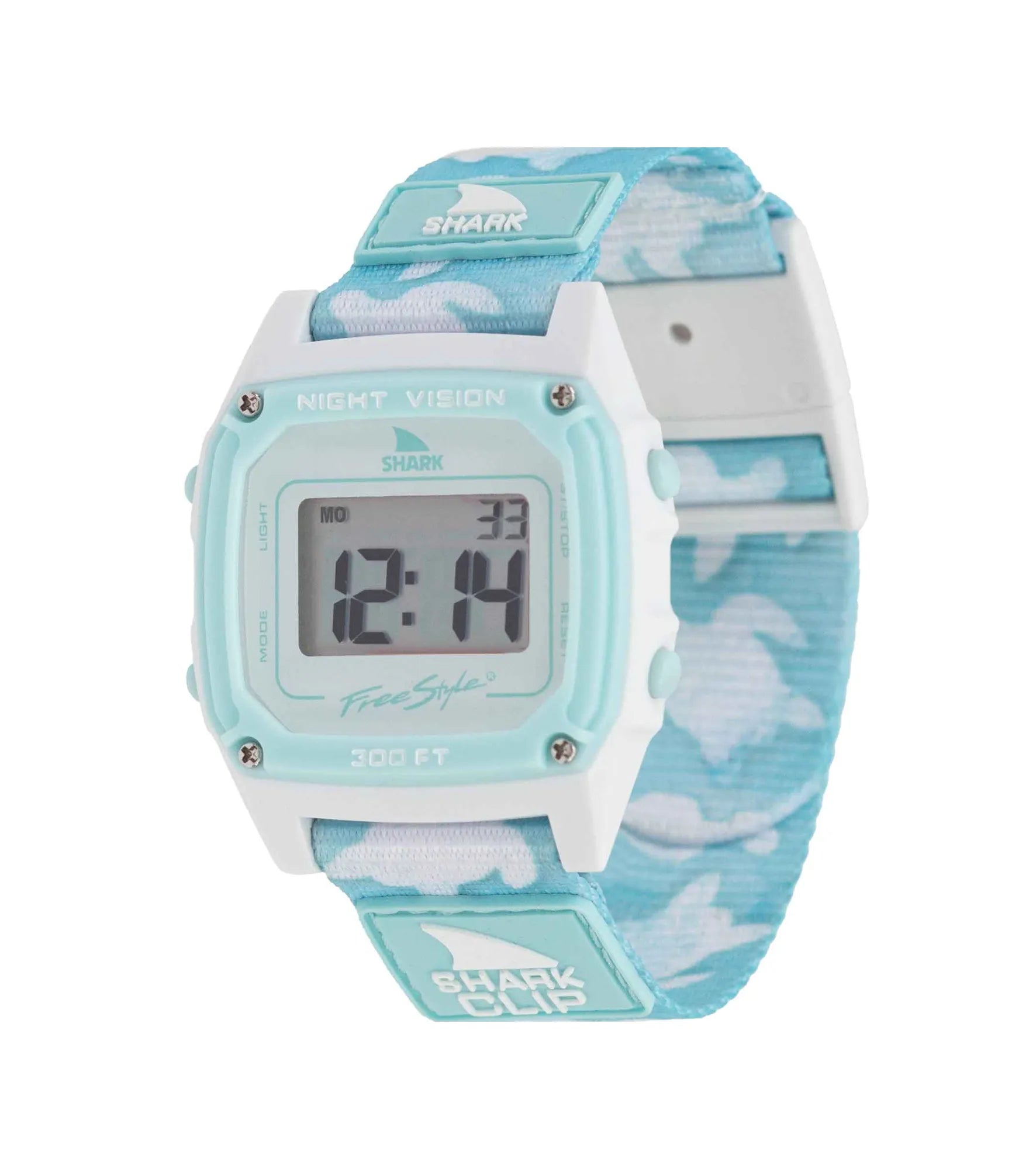 Freestyle - Shark Classic Clip - Trippy Turtle Aqua - Watch