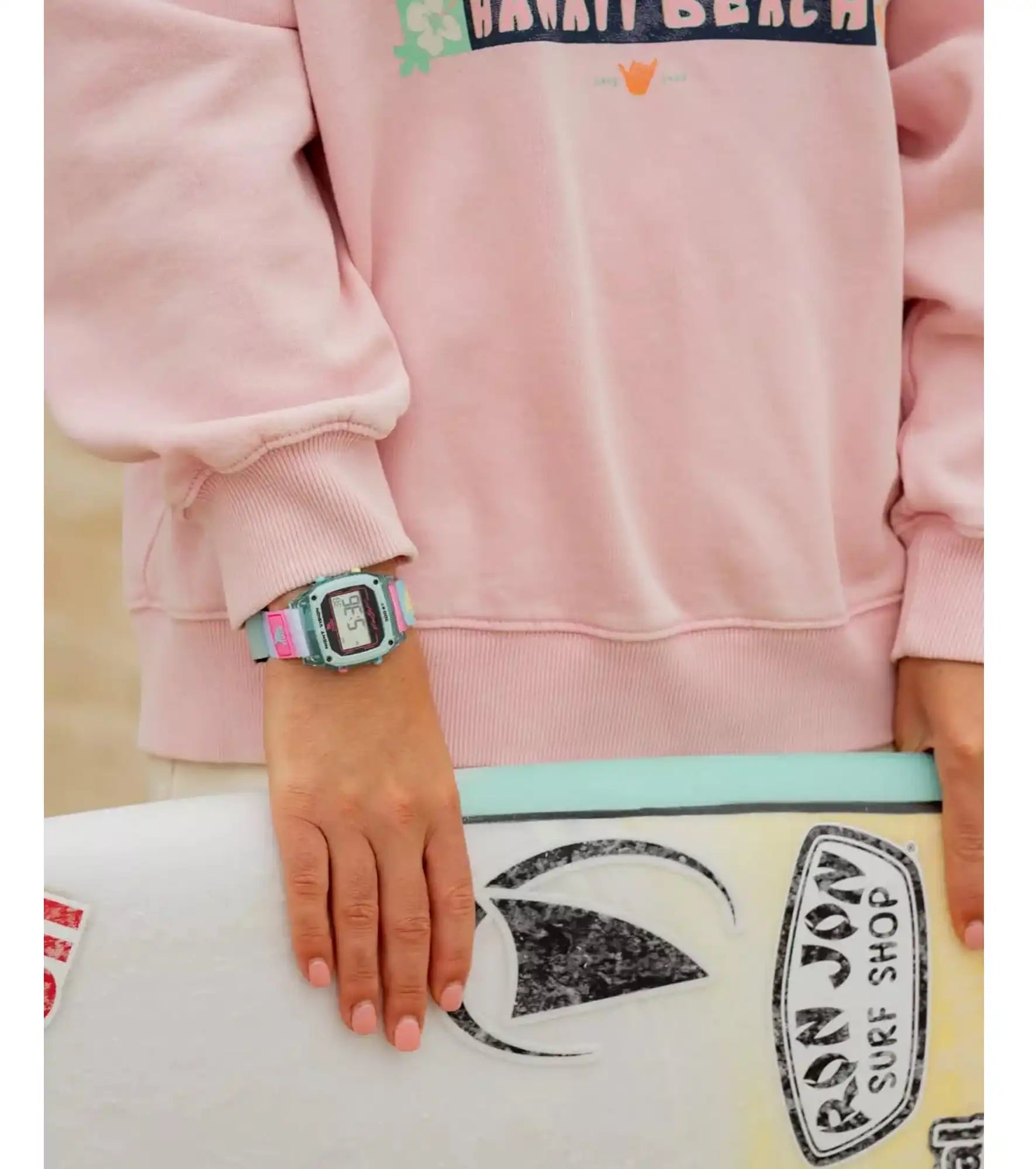 Freestyle - Shark Classic Leash - Caroline Marks - Clear Blue Sky - Watch