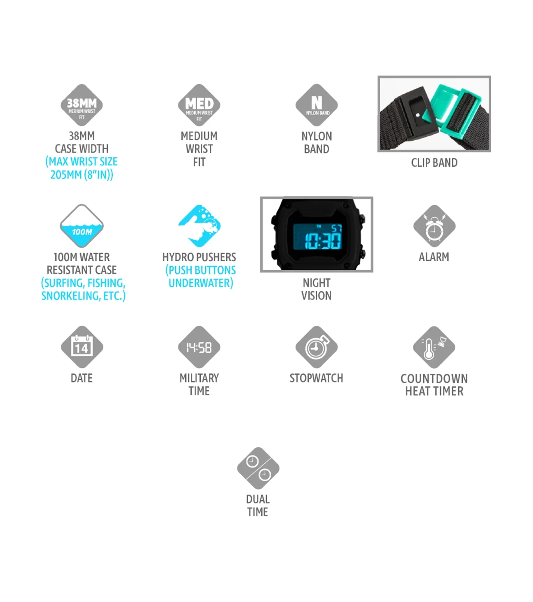 Freestyle - Shark Classic Clip - Ensenada - Watch