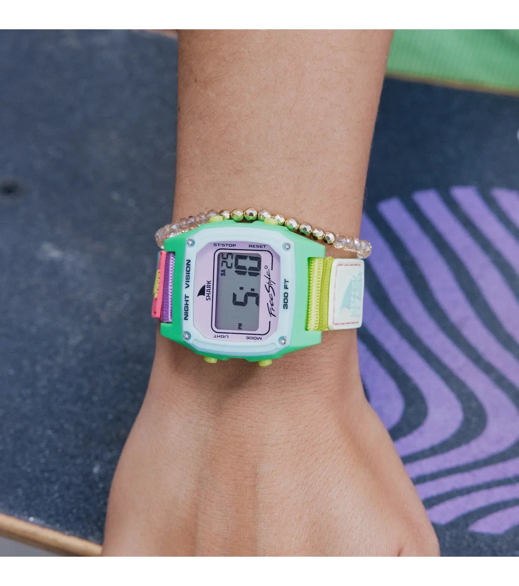 Freestyle - Shark Classic Leash - Watermelon - Watch