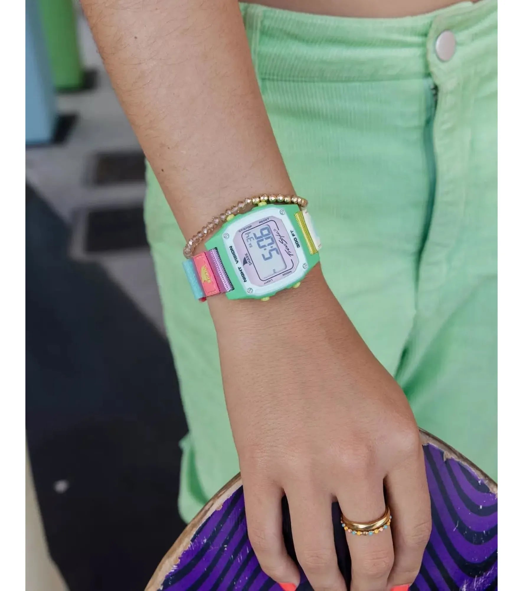 Freestyle - Shark Classic Leash - Watermelon - Watch