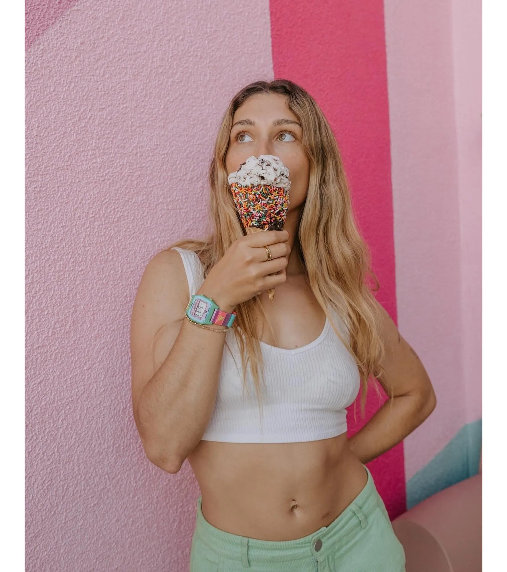 Freestyle - Shark Classic Leash - Watermelon - Watch