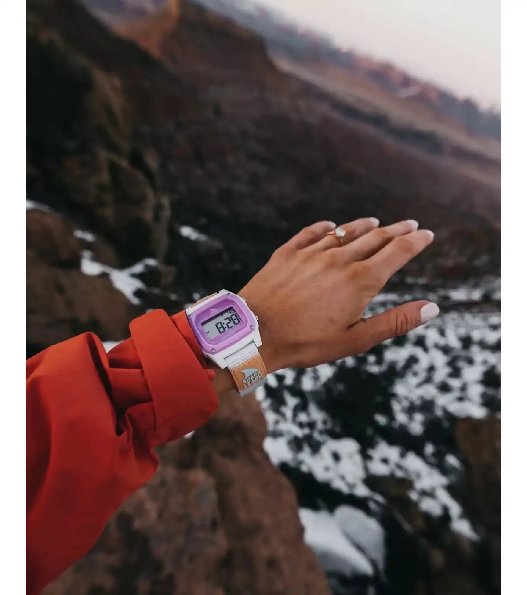 Freestyle - Shark Classic Leash - Blue Tie Dye Shark - Watch