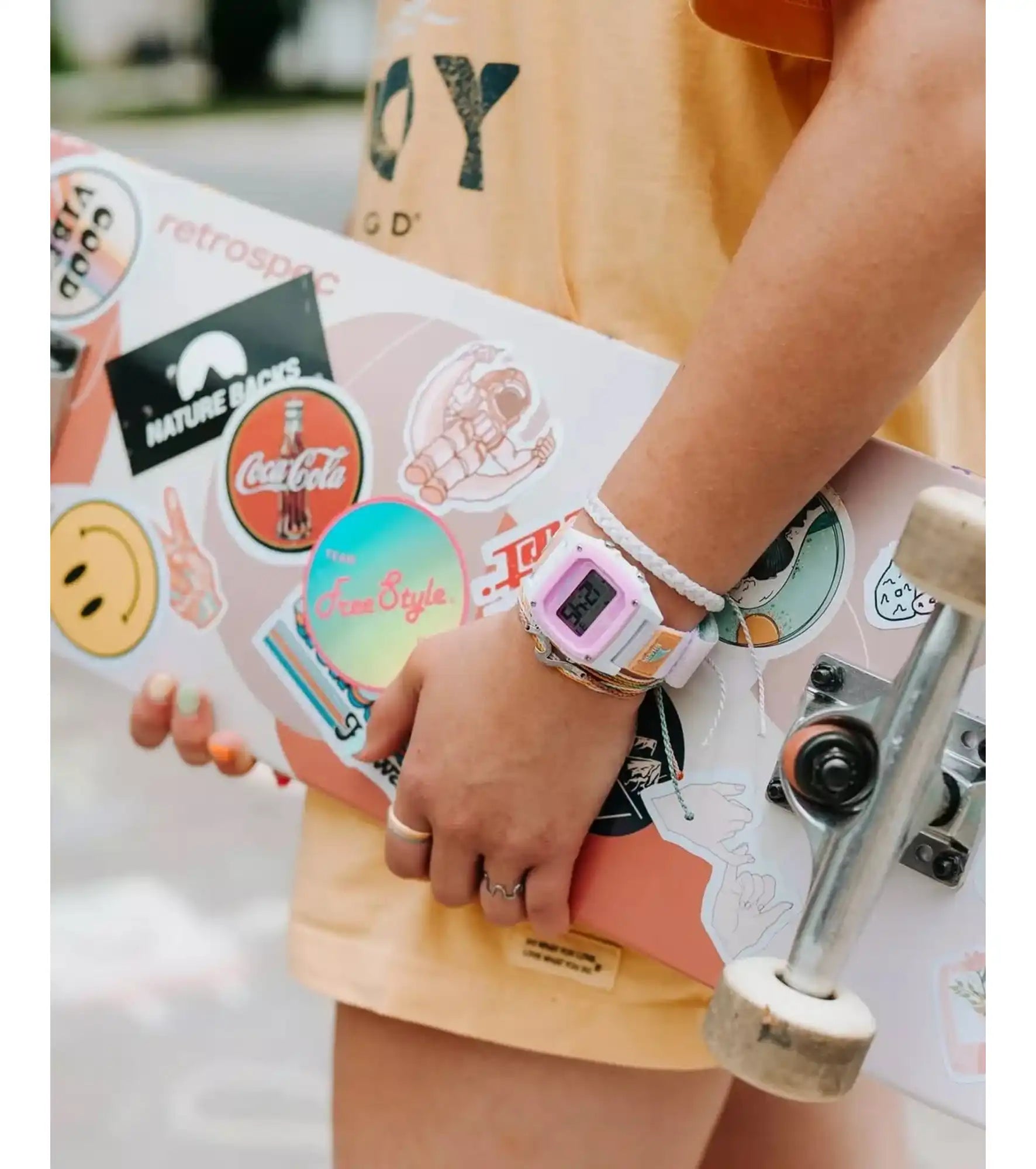 Freestyle - Shark Classic Leash - Blue Tie Dye Shark - Watch