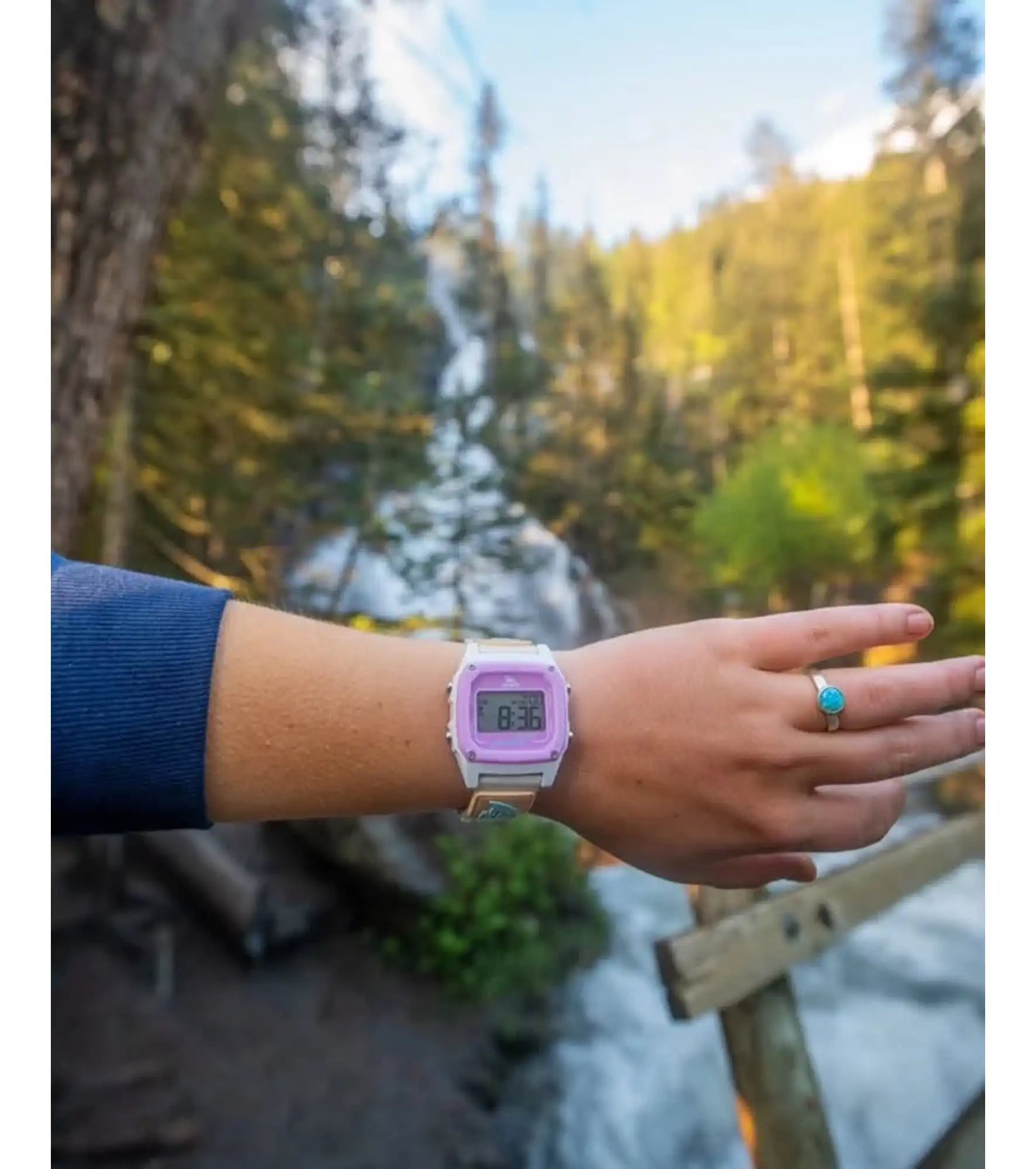 Freestyle - Shark Classic Leash - Blue Tie Dye Shark - Watch