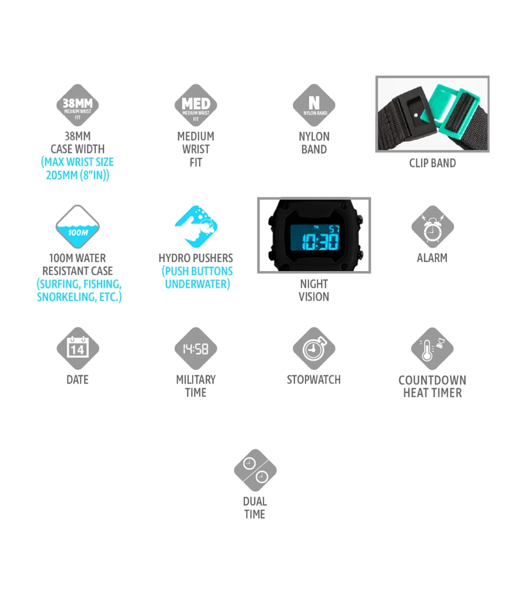 Freestyle - Shark Classic Clip - Indigo Tan - Watch