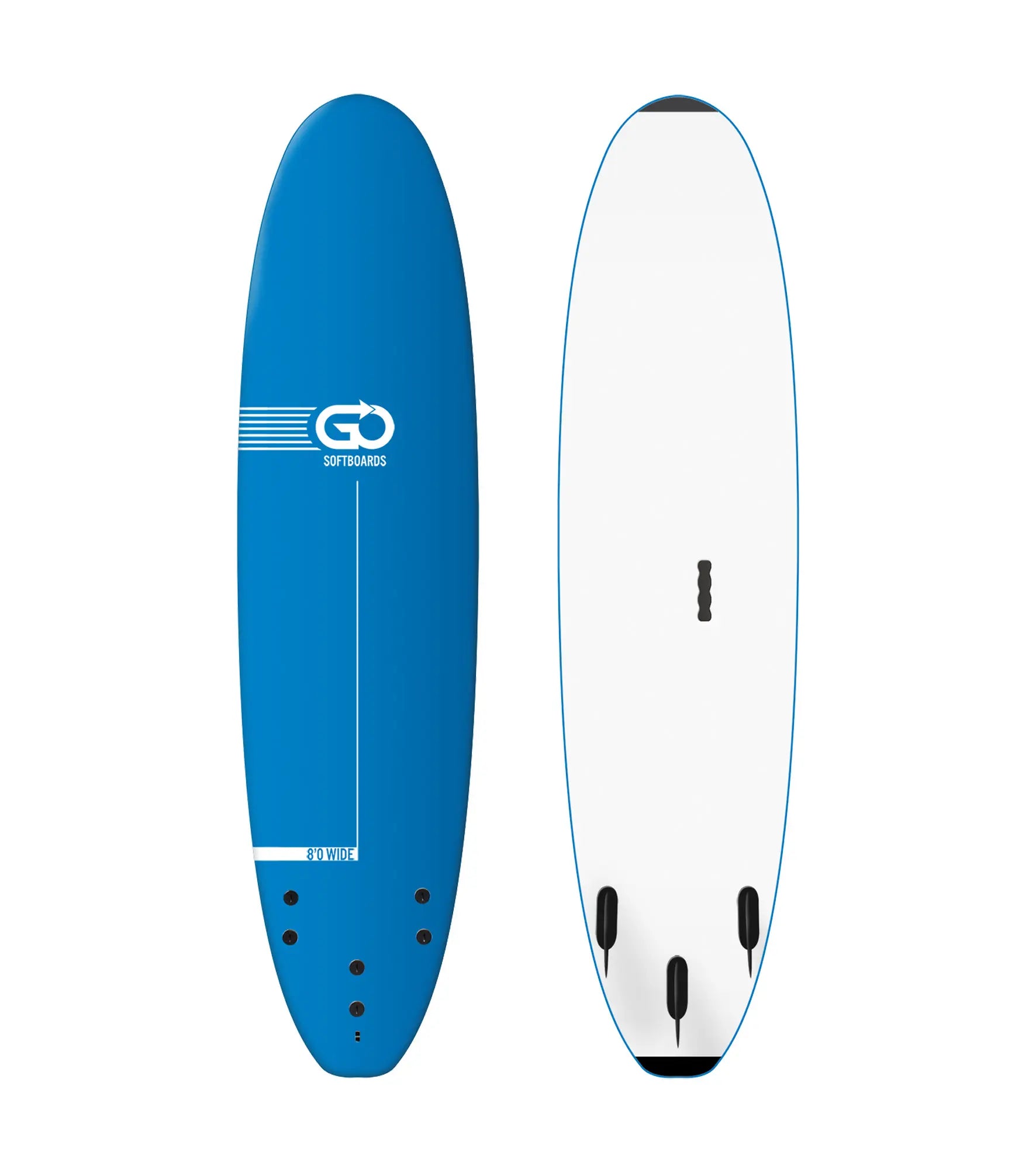 GO Softboards School and Rental Range - Wood Sandwich Tech - 3 Fin