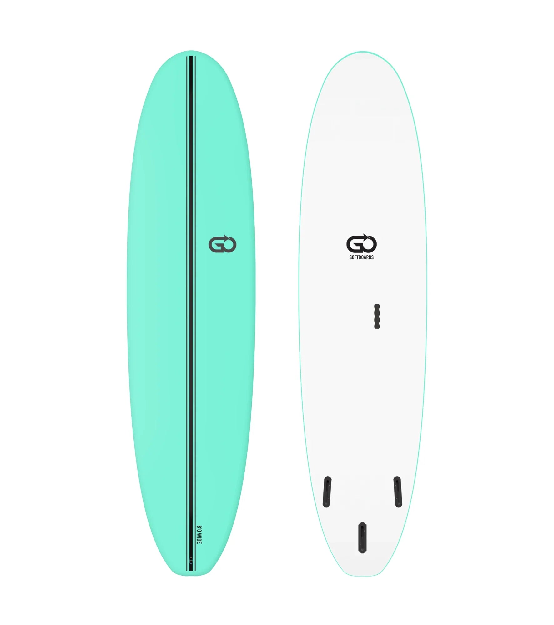GO Softboards Surf Wide Range - Fiber Tech - 3 Fin