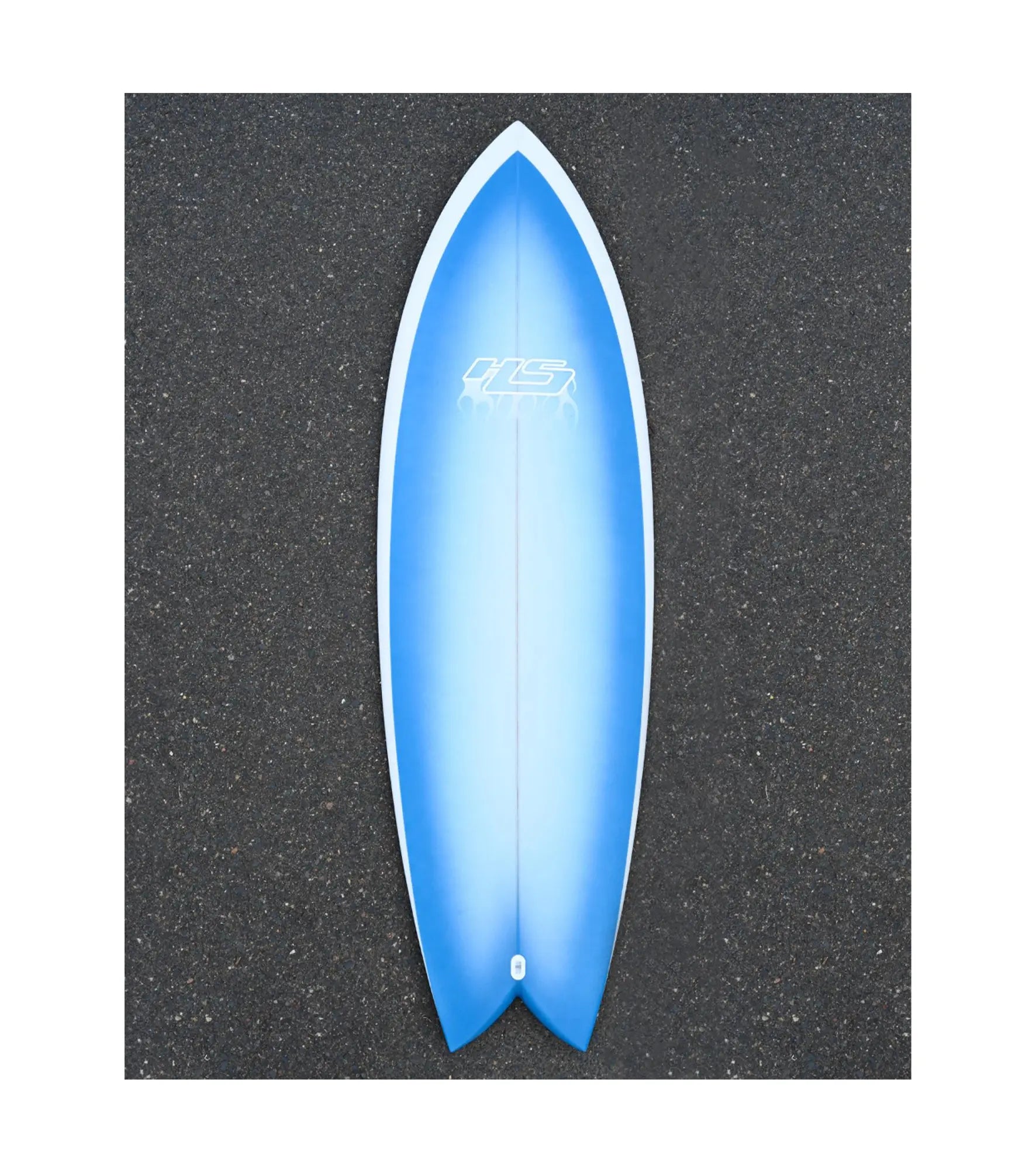 Haydenshapes Hypto Krypto TWIN PU - FCS II - 2 Fin - Blue Fade