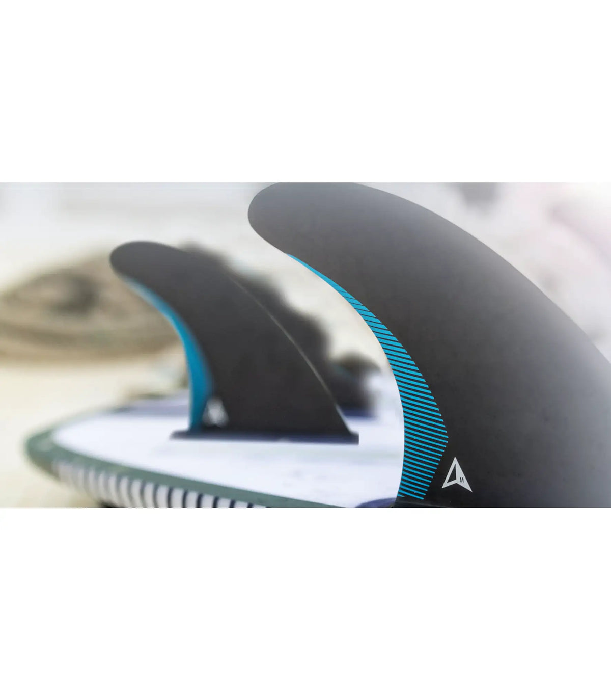 ROAM Quad Rear Fins Dual Tab - Black