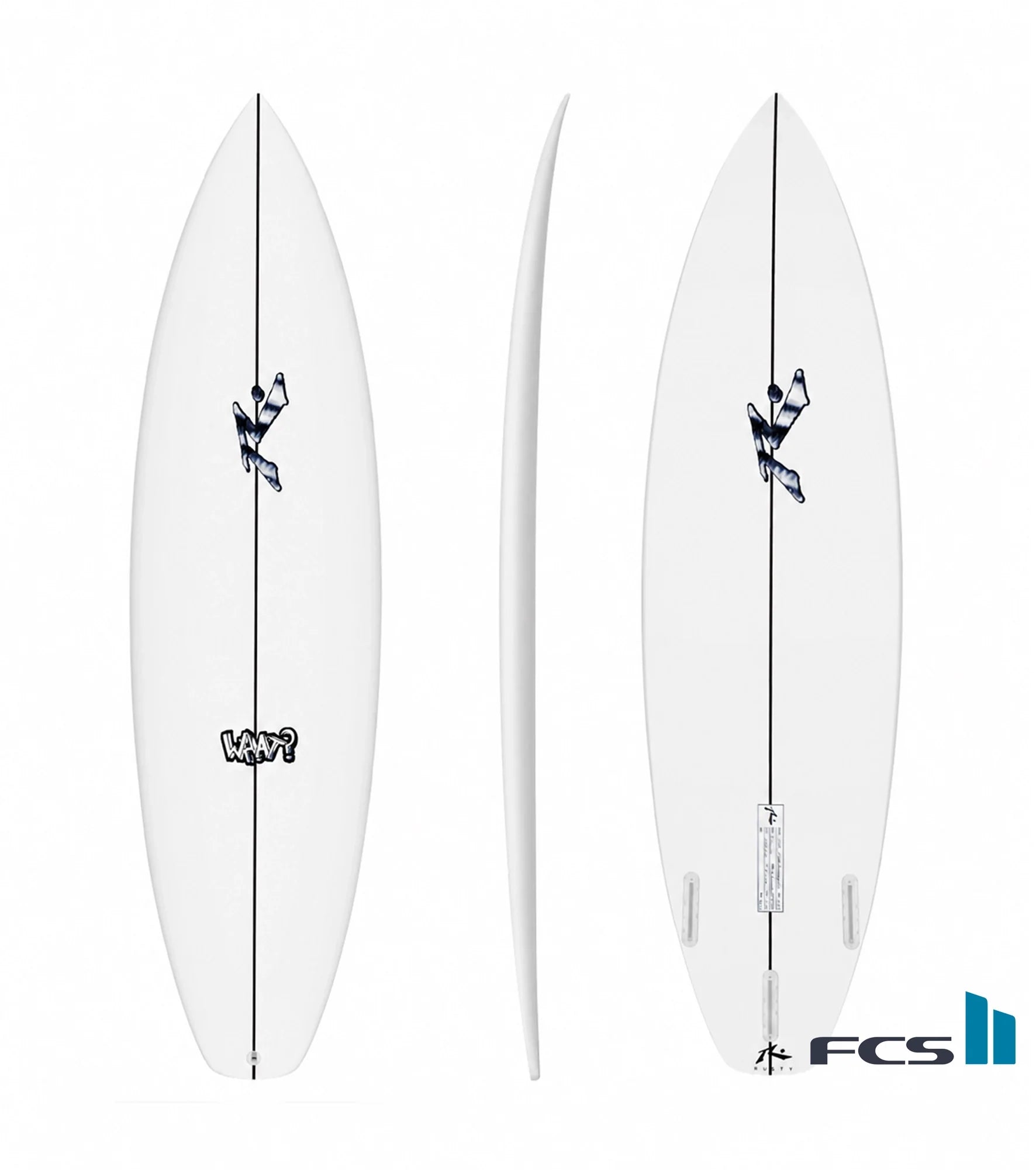 Rusty The What? - PU - FCS II - 3 Fin