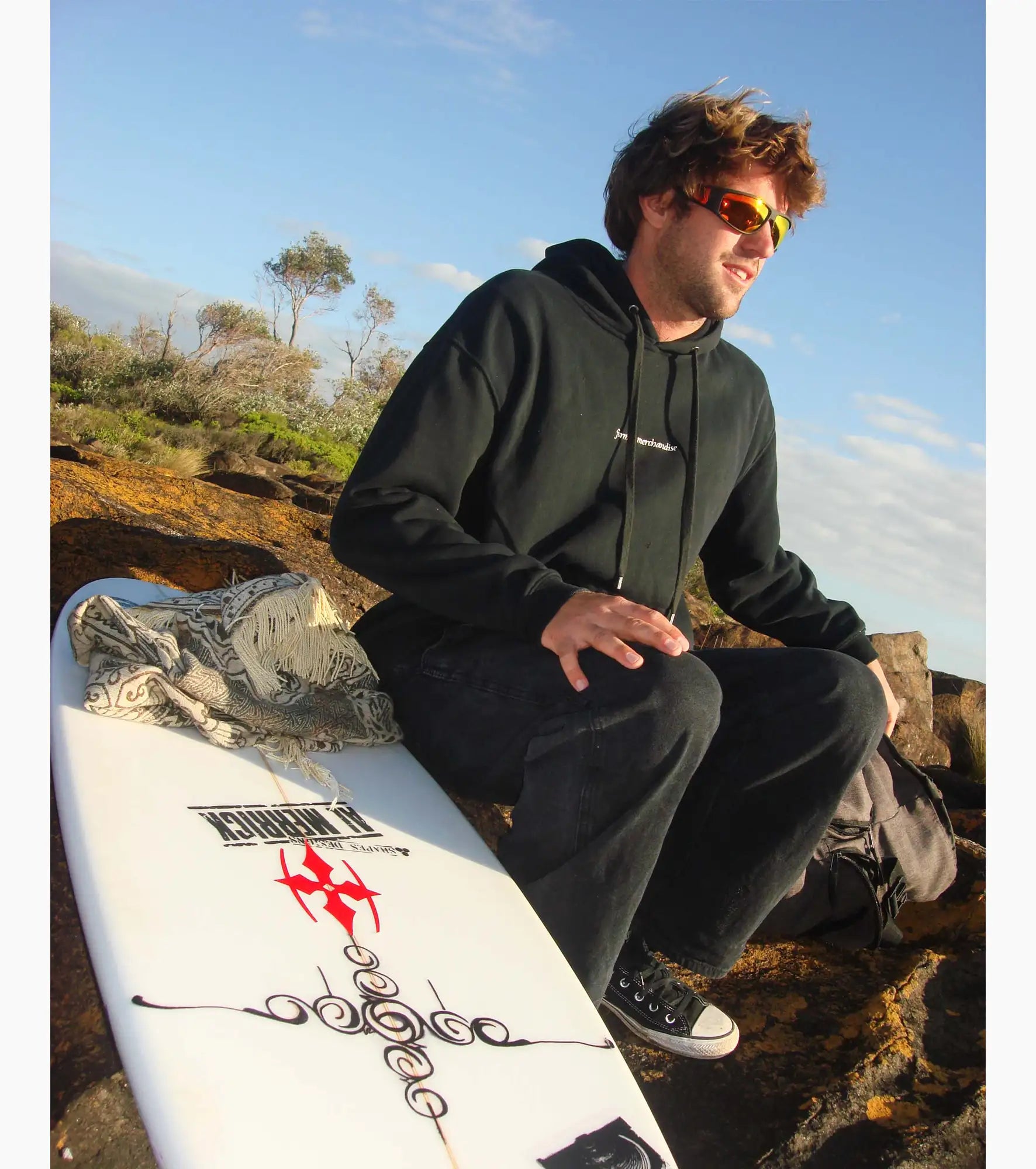 Ritual Vision - The Vacationer - Matte Black / Orange Reflective - Polarised