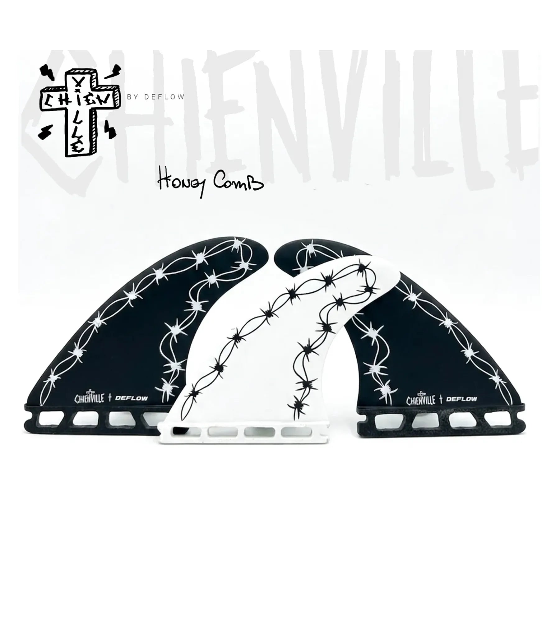 Deflow Chienville Signature Thruster Fins Single Tab