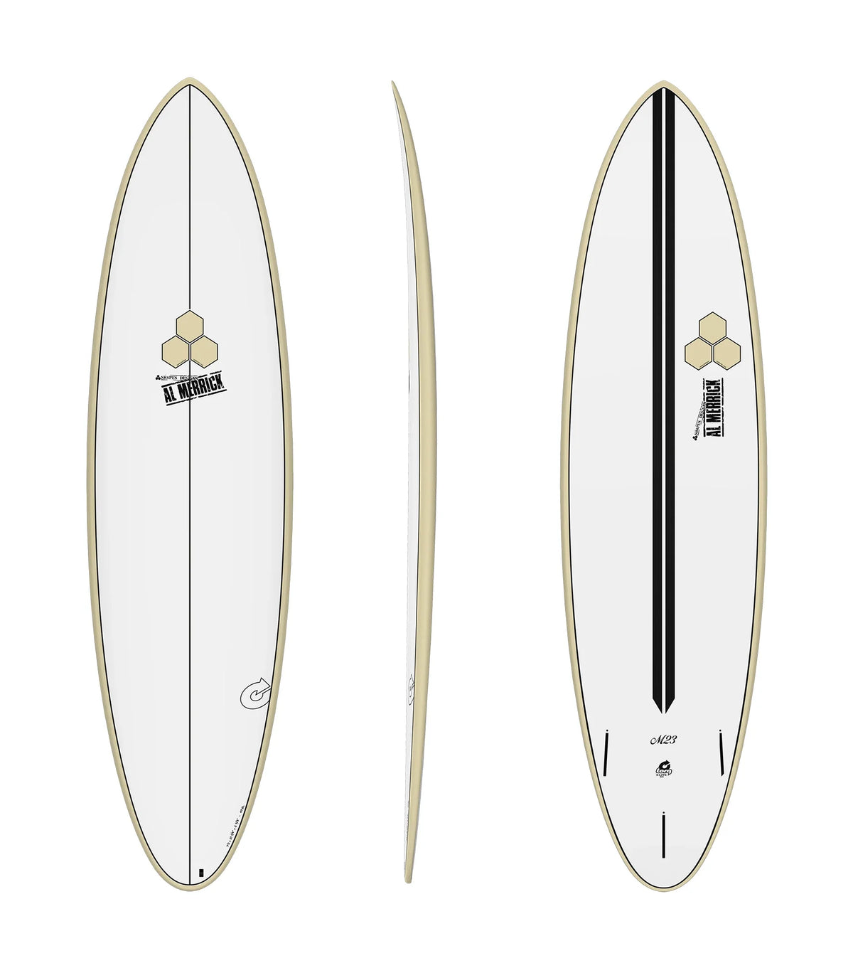 Channel Islands M23 - Al Merrick - X-Lite - Futures - 3 Fin - Sand Rail