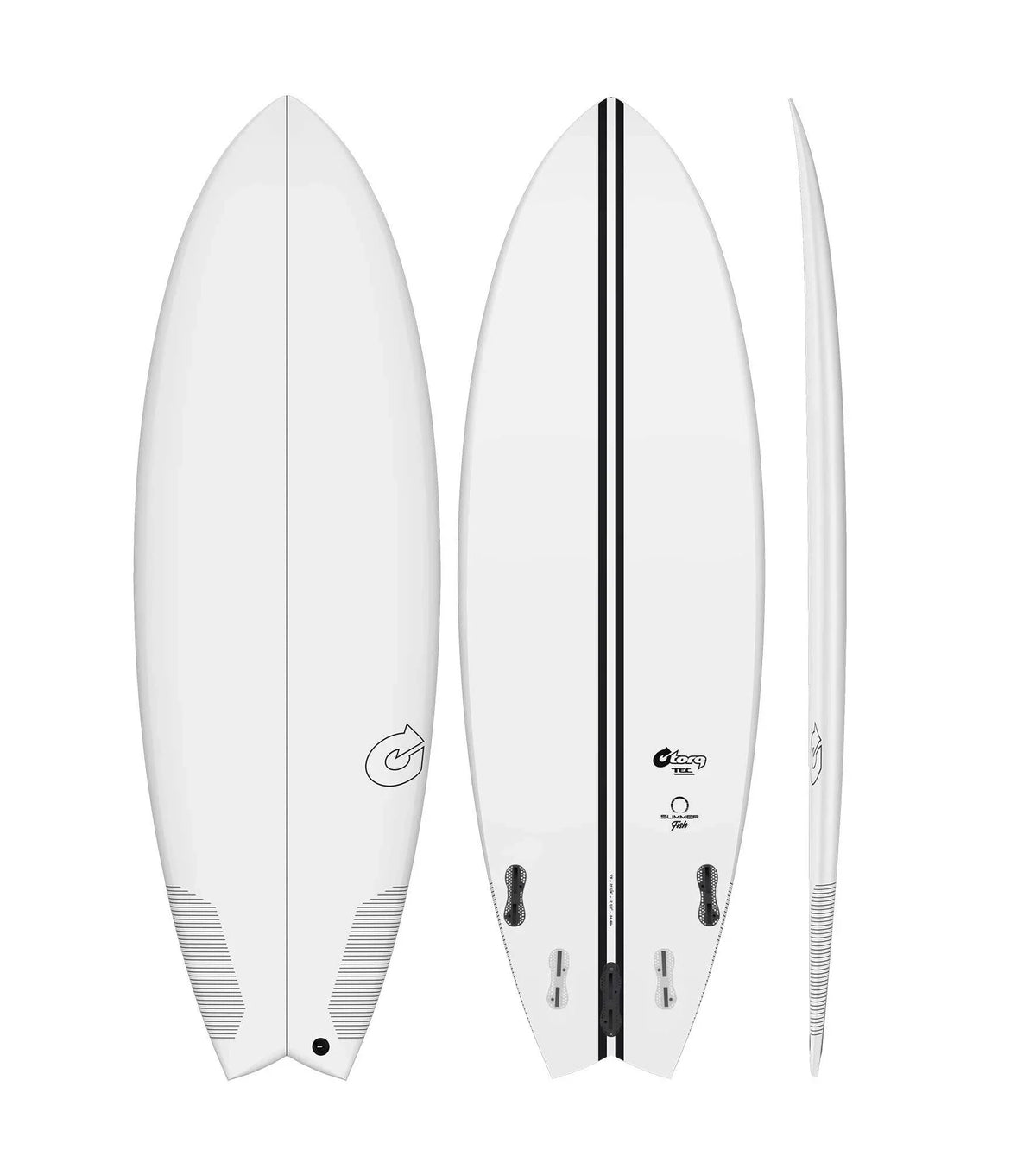 Torq Summer Fish TEC - FCS II - 5 Fin - Clear