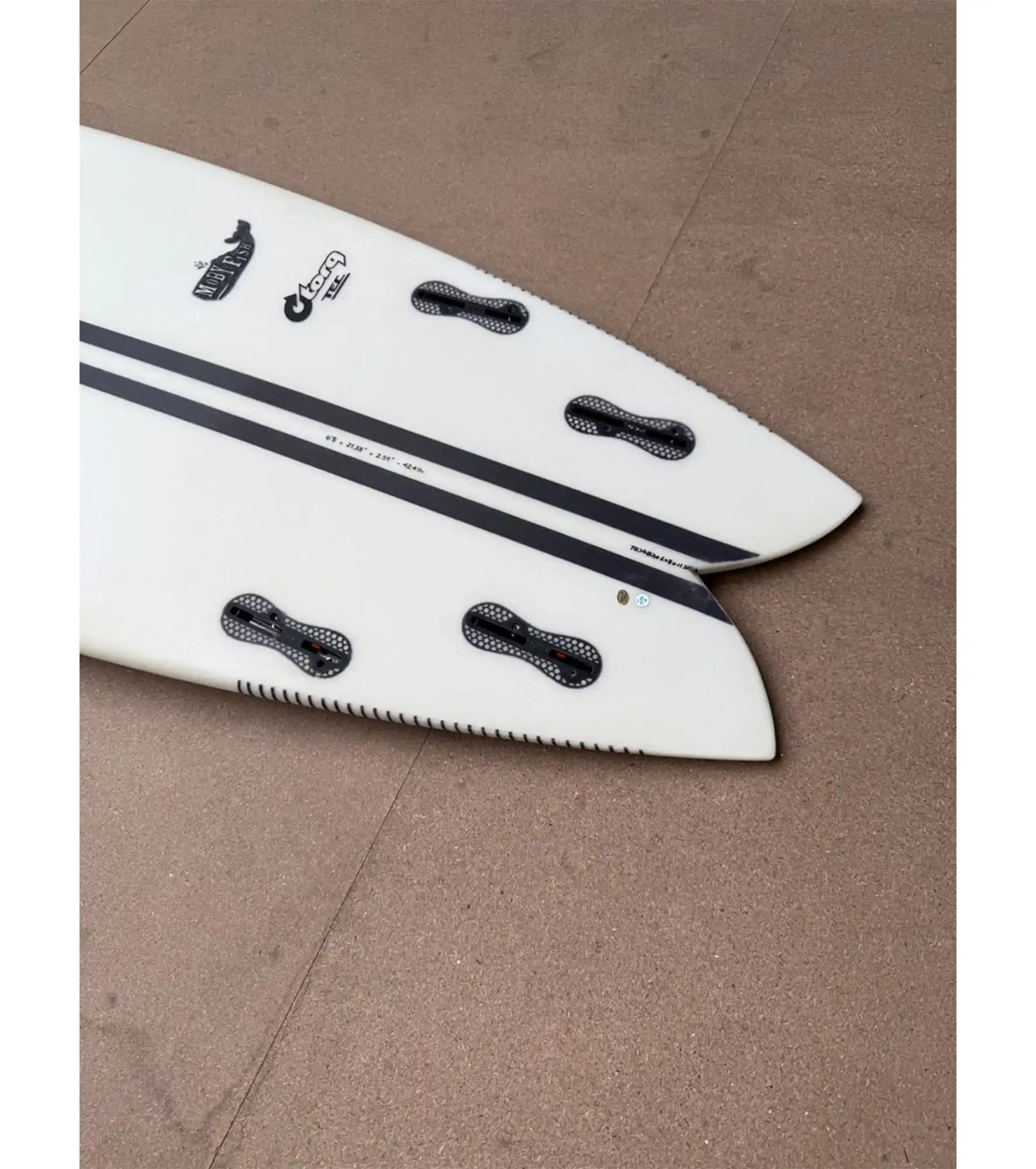 Rusty Moby Fish - Torq TEC - FCS II - 4 Fin