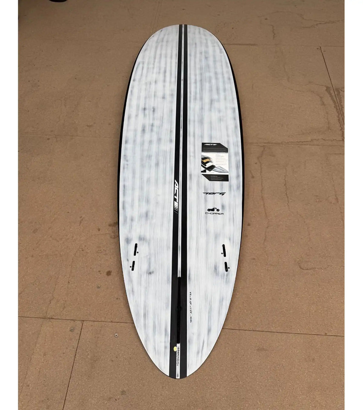 Torq Chopper ACT - FCS II - 2 + 1 Fin - Black Rail