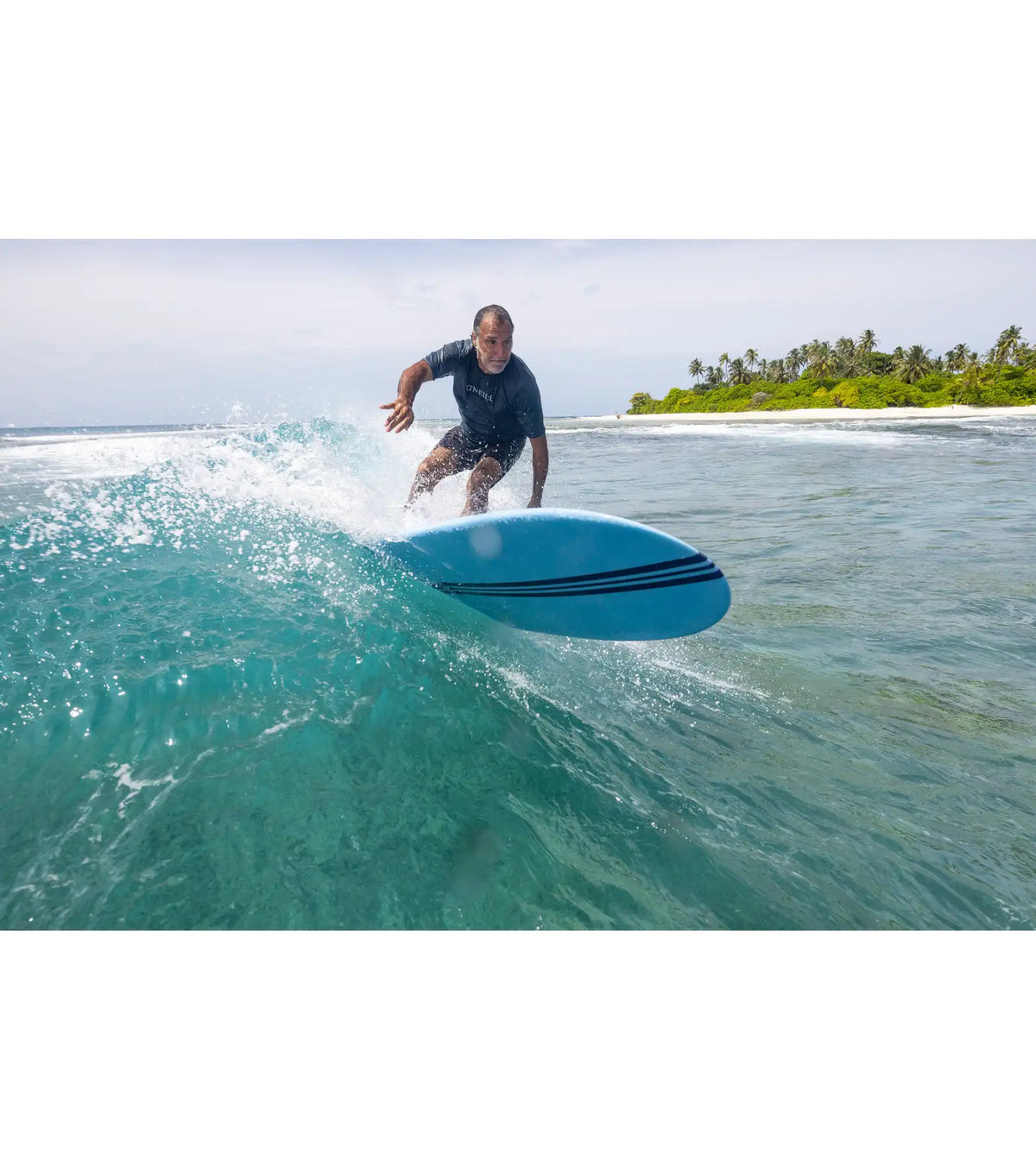 Torq The Don XL TEC - FCS II - 2 + 1 Fin - Ice Blue