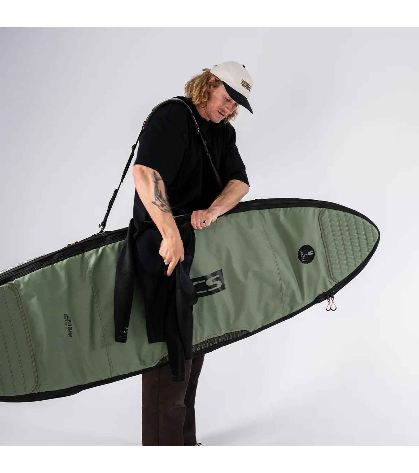 FCS Day-X Shortboard / Fish Board Bag GO-Light