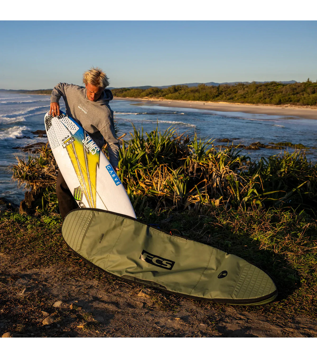 FCS Day-X Shortboard / Fish Board Bag GO-Light