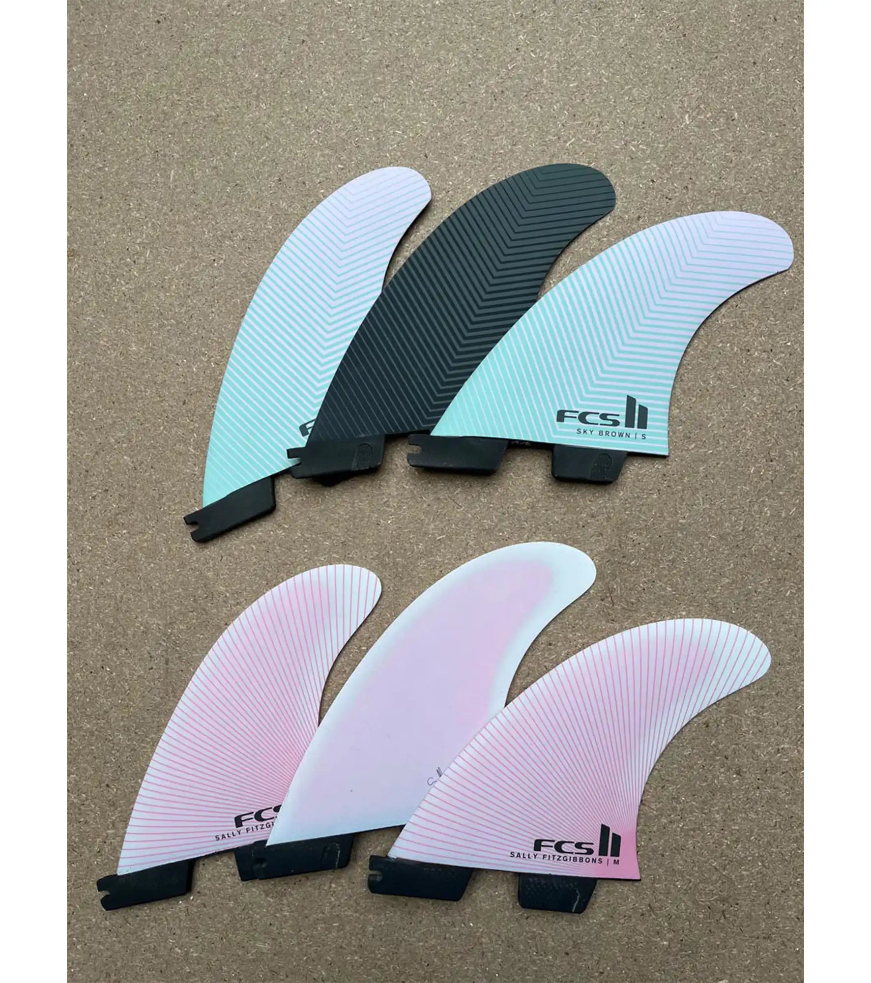 FCS II Sky Brown Performance Core Thruster Fins