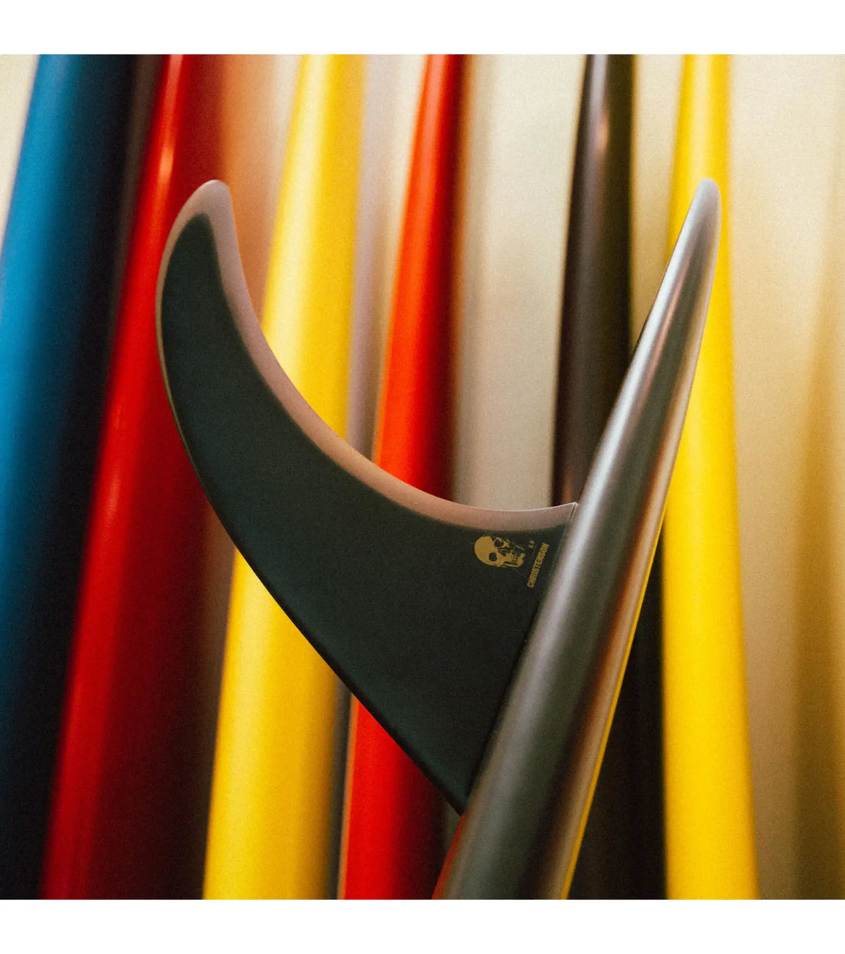 FCS II Christenson Performance Glass Single Fin - Blood Red
