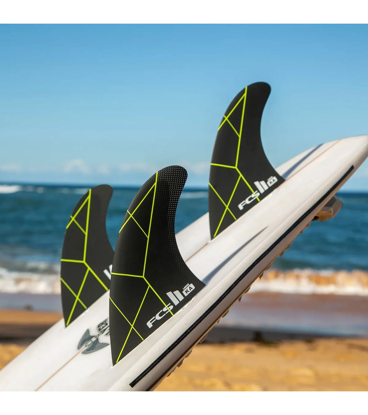 FCS II Kolohe Andino Performance Core Thruster Fins - Black / Blue