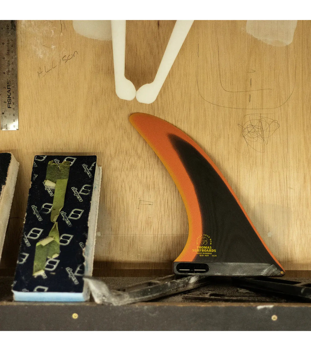 FCS II Thomas Performance Glass Single Fin - Flame