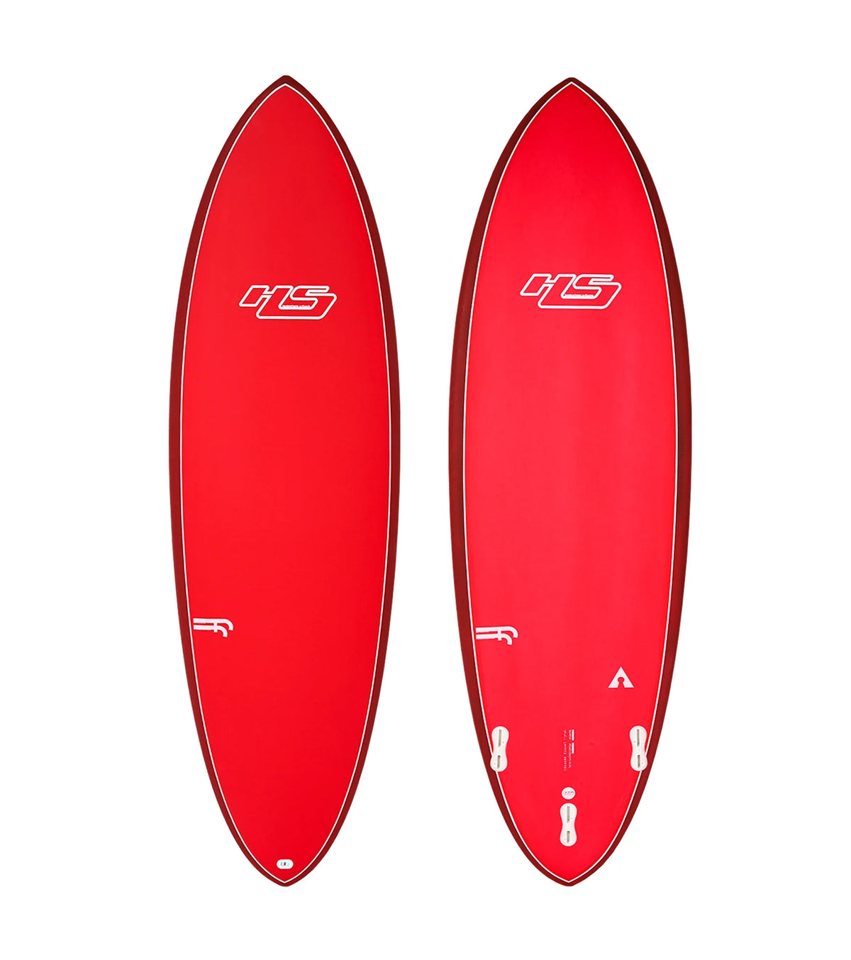 Haydenshapes Hypto Krypto FutureFlex - FCS II - 3 Fin - Signal Red