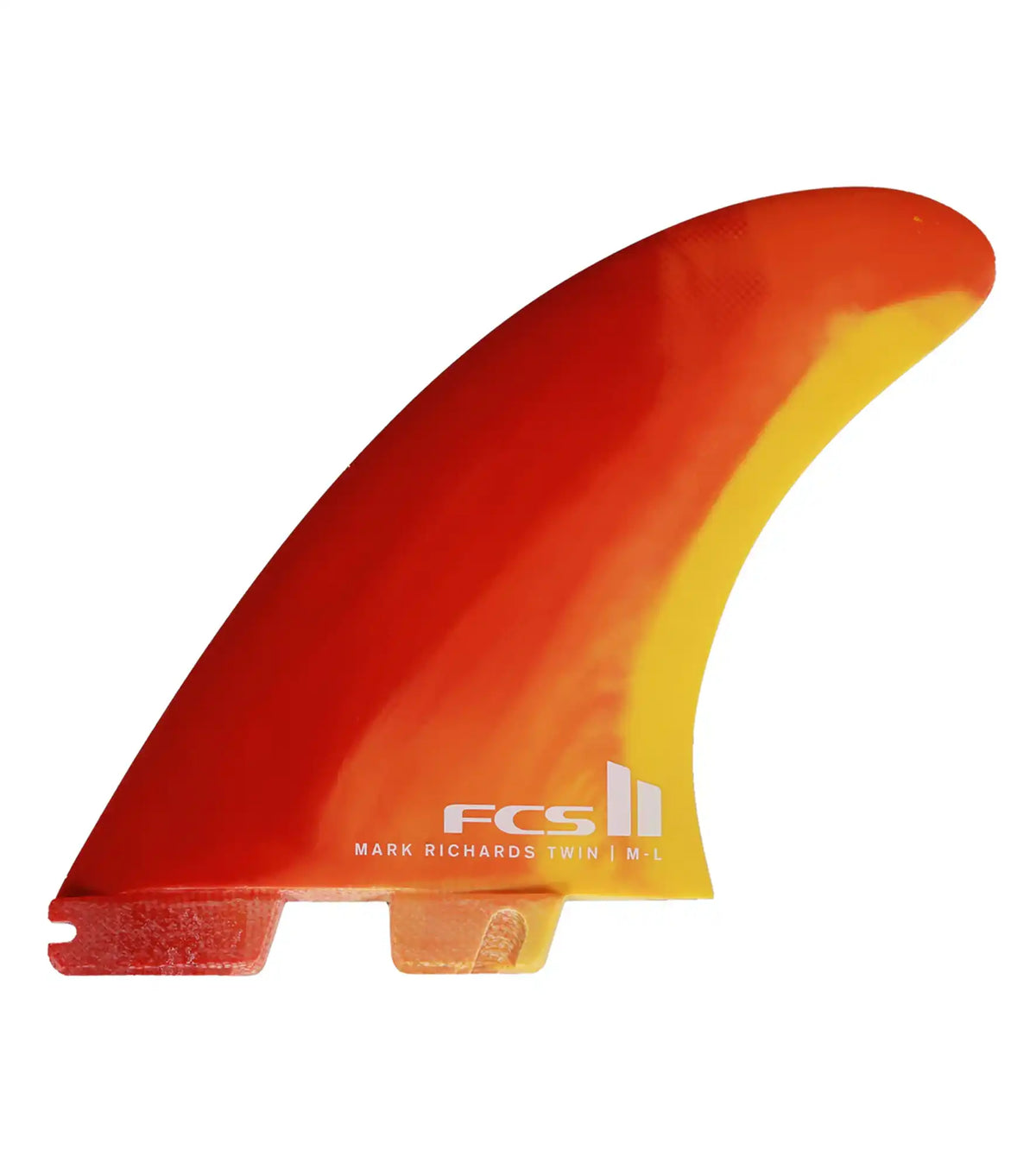 FCS II Mark Richards Performance Core Twin + 1 Fins - Sunset Swirl