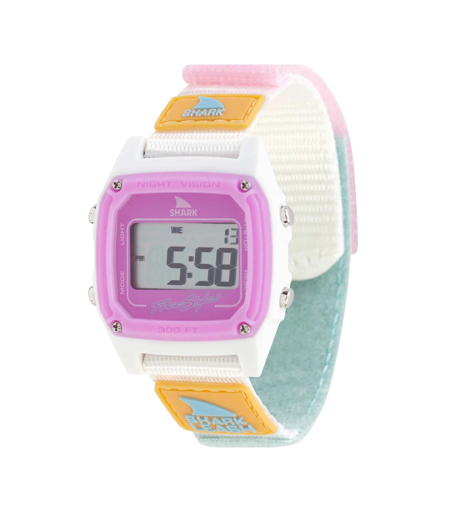 Freestyle - Shark Classic Leash - Blue Tie Dye Shark - Watch